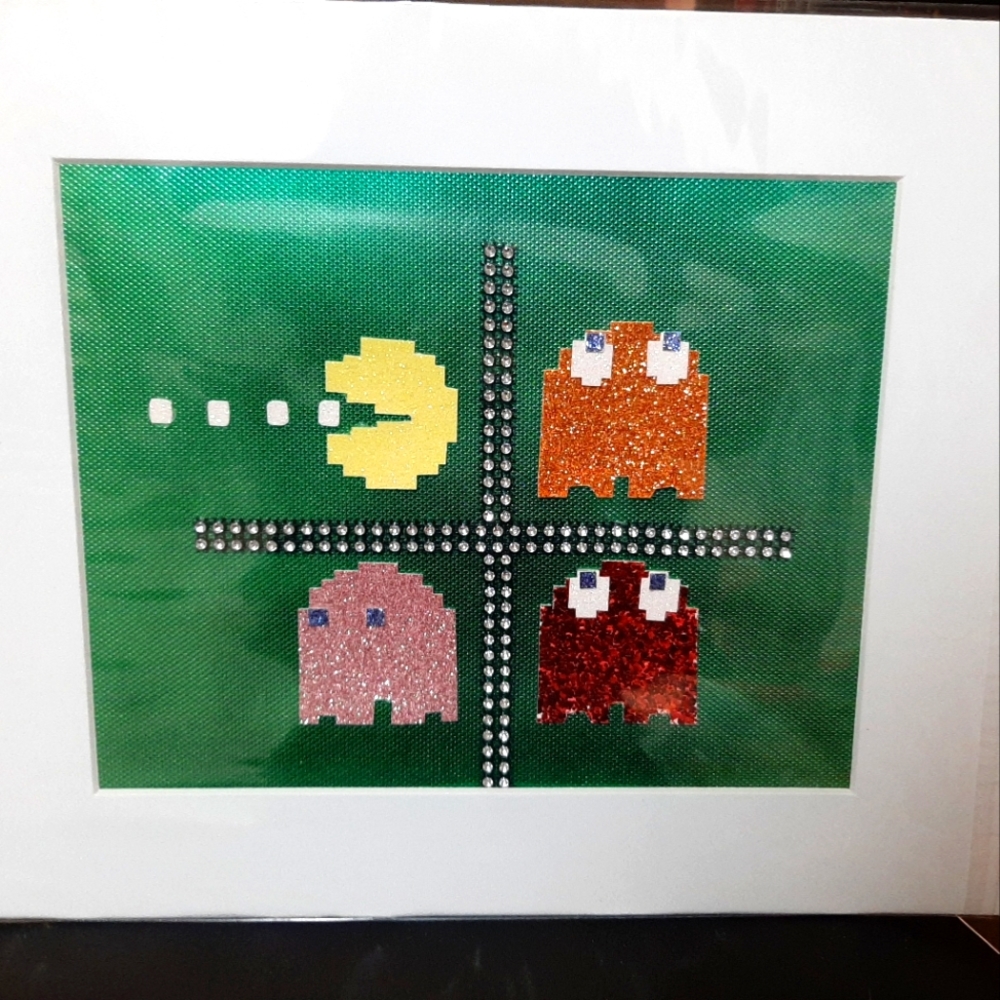 Unique, one of a kind pac man art